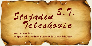 Stojadin Telesković vizit kartica
